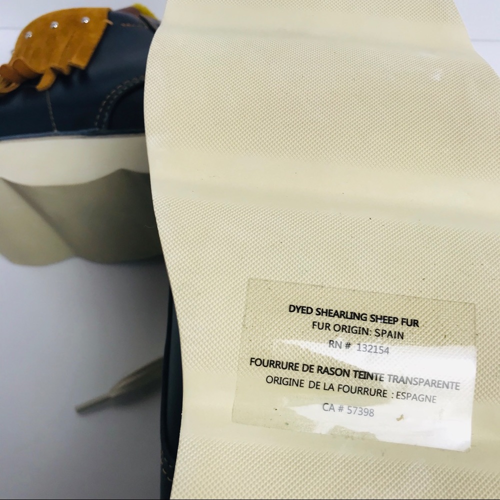 Coach Troopa High Top Shearling Derby Boots - Picture 10 of 13